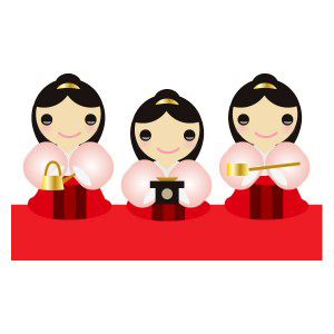 雛祭り - 三人官女