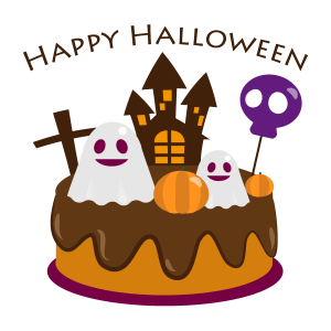 洋菓子 ハロウィンケーキ フリーイラスト素材 趣味で作ったイラストを配るサイト