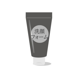 洗顔フォーム（黒）