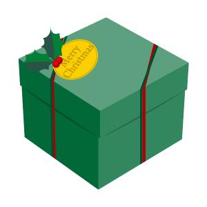 プレゼントボックス（緑）