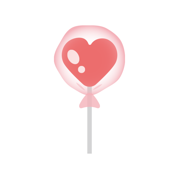 洋菓子 バレンタイン ハート飴 赤 フリーイラスト素材 趣味で作ったイラストを配るサイト