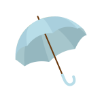 広げた傘